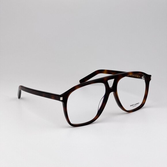Saint Laurent DUNE Eyeglasses – Havana Pilot Frame (SL596 DUNE OPT 002) - Picture 4 of 13